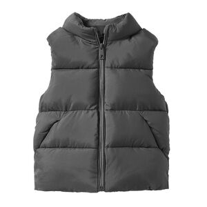 Zara Black Puffer Vest